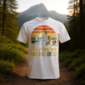 C'est un t-shirt de randonnée et de camping pour une distance d'environ un demi-milier de mile. - Product Image 3