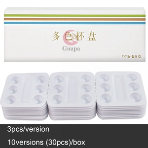 Bandeja de Plástico Desechable para Tinta de Tatuaje, Soporte de Paleta de Pigmentos, Suministros de Tatuaje Blanco, 30 Unidades por Caja - Product Image 6