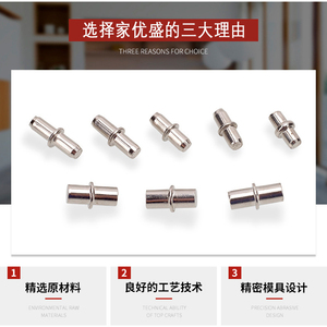 Metal Central Axis Shelf Supports Nails and Partition Pins for <b>Cabinets</b> Movable Partition Connectors & Shelf Supports - Product Image 4