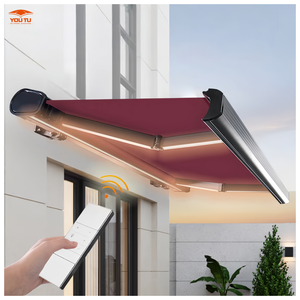 Chống chịu thời tiết Mái che có thể thu vào Mở theo chiều dọc Mái che có thể thu vào Pergola Chống mưa Lều bạt bật lên - Product Image 1