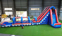 Prix d'usine Toboggans géants, Aire de jeux gonflable, Toboggan aquatique gonflable commercial, Glissade aquatique
