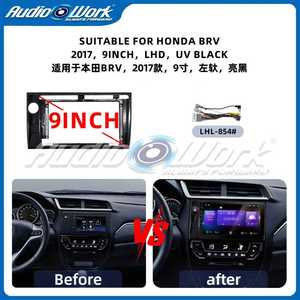 <span class=keywords><strong>ราคา</strong></span>สุดคุ้มสำหรับกรอบวิทยุติดรถยนต์ <span class=keywords><strong>Honda</strong></span> BRV ปี <span class=keywords><strong>2017</strong></span> ขนาด 9 นิ้ว พวงมาลัยซ้าย สีดำ UV กรอบวิทยุติดรถยนต์ กรอบเครื่องเล่นดีวีดีในรถยนต์ กรอบวิทยุแอนดรอยด์ - Product Image 2