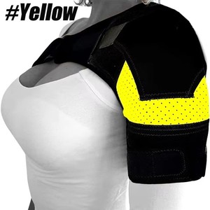 Penopang bahu Neoprene bernapas uniseks, dapat disesuaikan untuk Rotator Cuff Tendonitis AC sendi Bursitis penstabil nyeri - Product Image 2