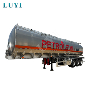 3 As 40000 Liter 5 Comparement Water Olietanker Oplegger Alle Aluminium Brandstoftank Tankwagen Met Een Vloeistofniveaumeter - Product Image 1