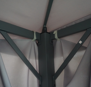 <span class=keywords><strong>Gazebo</strong></span> da Giardino Impermeabile con Tetto Ignifugo in Metallo e Acciaio e Telo in Poliestere da 160G - Product Image 5