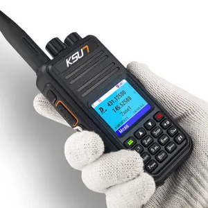 Ksuntfsi портативный цифровой 2 рации GPS Водонепроницаемая метка Диапазона UHF VHF Ham Радио портативное Дальность беспроводной домофон DMR иди и болтай Walkie Talkie