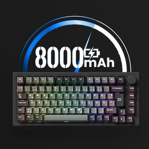 <span class=keywords><strong>Clavier</strong></span> mécanique personnalisé AKKO pour M1 V5 ISO HE TMR OEM 75% à démontage rapide en aluminium pour 2.4GHz RGB rétroéclairé - Product Image 3