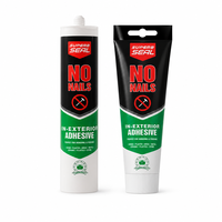 Colle pour plinthes et panneaux muraux en bois, beige, haute adhérence initiale, sans clous, 300 ml