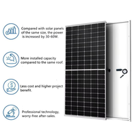 Module Solaire Bifacial N-Type TOPCon 625W 630W 635W 640W 645W 1500V Haute Efficacité Double Verre Panneau PV pour Toiture Commerciale et Utilitaire