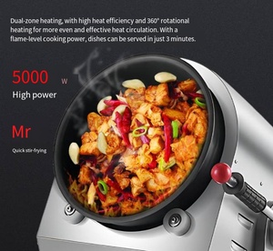 Wok électrique multifonctionnel automatique pour riz frit, robot de cuisson intelligent pour sautés, machine de cuisson commerciale à gaz - Product Image 5
