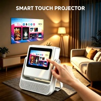 Mini projecteur tactile Pico double écran, meilleure qualité, projecteur portable 4K Wifi Smart TV pour jeux vidéo