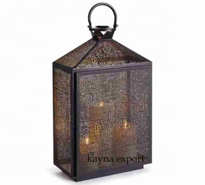Modern Fancy Metal Antique Finished Hanging <b>Lanterns</b> <b>Candle</b> Jar for Lighting Decoration for Wedding and Event Decorative <b>Lantern</b> - Product Image 1