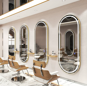 Miroir Mural LED de Luxe Moderne pour Salon, avec Commande Tactile et Lumière Dimmable, Personnalisable pour Salon de Coiffure - Offre Spéciale - Product Image 3