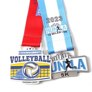 Medallón Deportivo de Metal Personalizado de Alta Calidad de Fabricantes Chinos, Trofeo de Fútbol, Medalla de Oro - Product Image 3