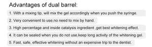 Gel blanqueador dental para uso profesional, suministro de fábrica de 2,5 ml/5ml, 35% HP, peróxido de hidrógeno 22% - Product Image 3