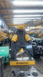 Cisaille hydraulique à double cylindre <span class=keywords><strong>pour</strong></span> excavatrice de 10 à 20 tonnes, cisaille rotative <span class=keywords><strong>pour</strong></span> barres d'acier, construction en fer, moteur central - Product Image 3