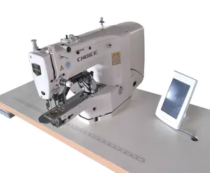 GC1906D-T электронная закрепочная и крепления швейная машина с сенсорным экраном для эластичная лента