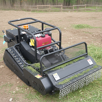 Tondeuse à gazon autotractée de haute qualité 800 mm, télécommandée, pour jardin et champ, tondeuse à gazon domestique à braquage zéro