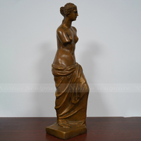Prix usine Bronze Femelle Grecque Statues Sans Bras Vénus De Milo Statue à Vendre