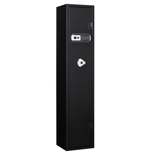 66.3lbs Heavy Duty Secure Storage Cabinet for Long Valuables, Metal Security With Internal Rack, Lockable <b>Safe</b> W39653821 the Int - Product Image 3