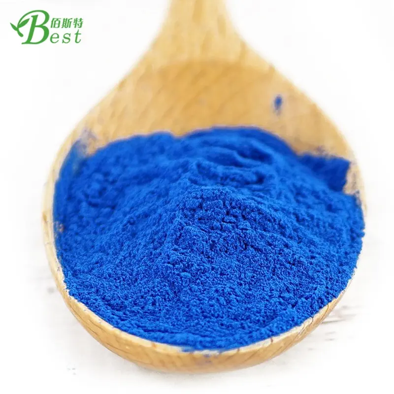 Hot sale yohimbin pure color E6 E18 E25 E40 phycocyanin price Blue Spirulina Extract Powder Phycocyanin e30 powder