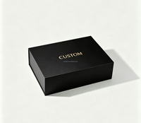 Boîte cadeau en carton rigide magnétique de luxe en gros avec doublure en éponge, impression personnalisée, emballage souvenir d'entreprise
