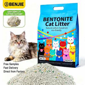 BENJIE Fast Clumping 99% Dust-Free Highly Adsorbent Extra Odor Control 5L Bentonite Sand <b>Ball</b> Cat Litter - Product Image 1