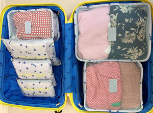 6 pièces organisateur de voyage sacs de rangement Portable valises de voyage organisateur sac de voyage pour femmes organisateur de bagages vêtements chaussures sac - Product Image 5