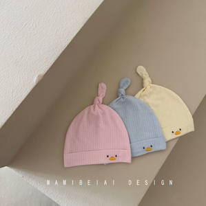 Chapeau pour bébé garçon et fille, type A, chapeau en forme de crâne, 0-6 mois - noué pour protéger la fontanelle - type A certifié pour les nouveau-nés - Product Image 1