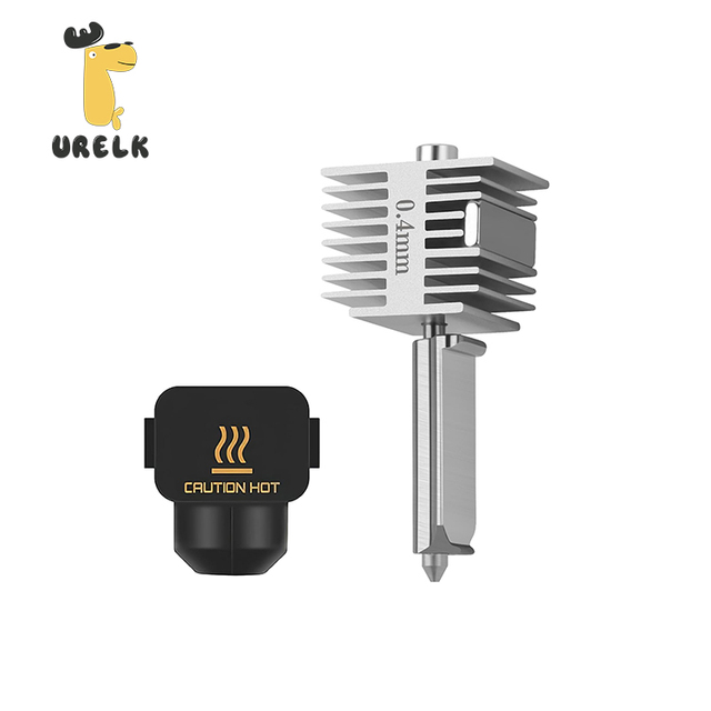 Upgrade A1/A1 Mini Quick-Swap Hotend 0.4mm Stainless Steel Nozzle Fast Speed Hotend Kit for Bambu Lab A1/A1 Mini 3D Printers