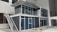 Belle maison de vie fabriquée avec 2 chambres à coucher Maison préfabriquée à double étage bon marché Maison modulaire en conteneur Maisons préfabriquées