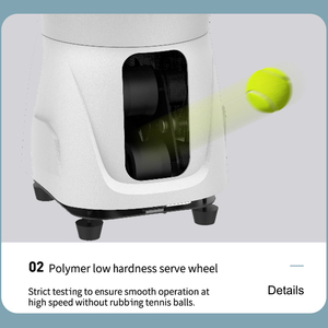 PT-Mini-Pro <strong>Tennis</strong> Automatic <strong>Ball</strong> Machine Launcher Equipment Feeder <strong>Robot</strong> for Training <strong>Practice</strong> with APP Remote Control - Product Image 4