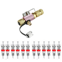 Alat Pelepas Inti Katup yang Ditingkatkan 1/4" dan 5/16" Mega Flow Vacuum-Rated 20 Mikron Aksesoris Alat HVAC