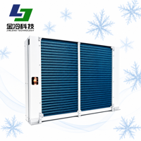 Évaporateur de stockage frigorifique DJ300, type sol, refroidisseur d'air avec moteur pour équipement de réfrigération de chambre froide d'aliments surgelés