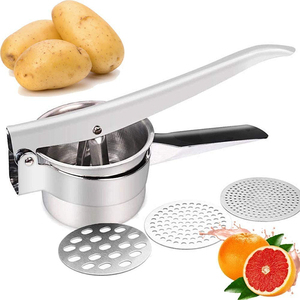 Triturador de Patatas de Acero Inoxidable al por Mayor 3 en 1, Exprimidor de Frutas y Limones, Prensa de Ajo, Utensilios de Cocina, Prensa de Puré de Patatas - Product Image 1