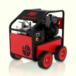 KuHong 230Bar 14L/min Hot Water High Pressure Sewer Drain Cleaning Machine Gasoline Sewer Cleaning Machine