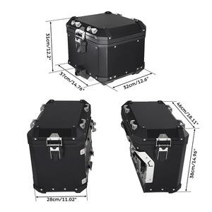 Maletas Laterales de Aluminio TCMT para Motocicleta, Compatibles con <span class=keywords><strong>BMW</strong></span> R1200GS R1250GS ADV F850GS, XF2910064-B+63-B - Product Image 5