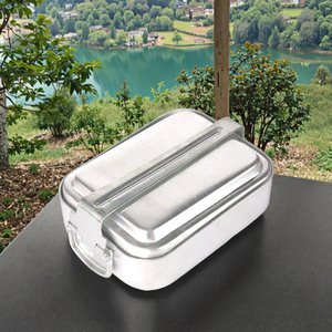 Série de kits tactiques de gros pour la cuisine en plein air – Fabricant de boîtes à lunch en aluminium pour le camping et les pique-niques en extérieur - Product Image 6