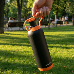 Bouteille d'eau isotherme SMILEDRINK 24h avec infuseur à thé amovible, flasque isotherme chaude 12h, coffret cadeau pour les voyages et le bureau - Product Image 4