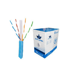 Harga terbaik Logo 305m kotak Utp Ftp Sftp kucing 5e 6a 6 kabel Cat5e Cat6a Cat6 kabel Ethernet jaringan Lan