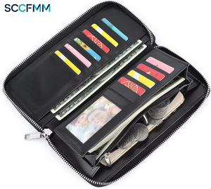 Set di 5 Portafogli Lunghi da Donna in Pelle PU con Cerniera, Porta Telefono e Carte, Ideali per Viaggi e <span class=keywords><strong>Regali</strong></span> - Product Image 3