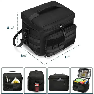 Sac à lunch tactique Portable boîte thermique alimentaire Durable étanche bureau refroidisseur boîte à lunch avec bandoulière étui isolé - Product Image 2