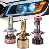 Bombilla LED para Faros Delanteros de 140W con Control por Aplicación Bluetooth, Certificación IP55 y CE, 6000K, H4 H7 H11 D1 D3 D8 D10, Regulable
