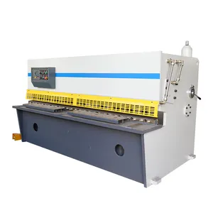 Máquina de tesoura hidráulica do cnc QC12Y-6X5000 para corte de metal da folha com ce