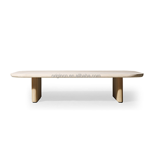 Tables basses en teck pour patio extérieur, style moderne contemporain, durables et exclusives - Product Image 1