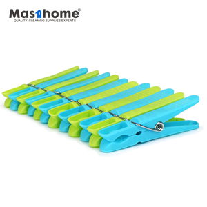Garde-robe télescopique en plastique, 50 pièces, nouveau Style, pour la maison, épingles à linge dans panier - Product Image 4