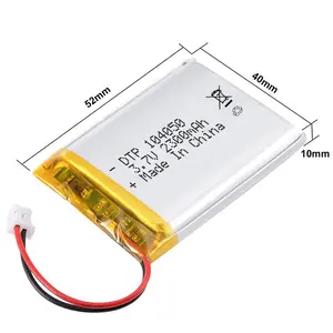 OEM FCC CB CE KC Certified 200mah 420mah 500mah 5000mah 2300mah Baterias recarregáveis do polímero do íon de lítio 3.7v Lipo Battery