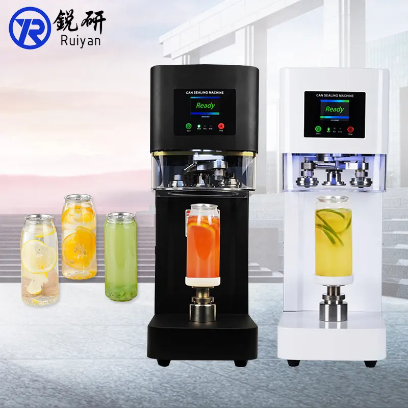 Sealing Machine Semi Automatic Full Automatic 110V Bottle Can Sealer Machine With Different Base drink can