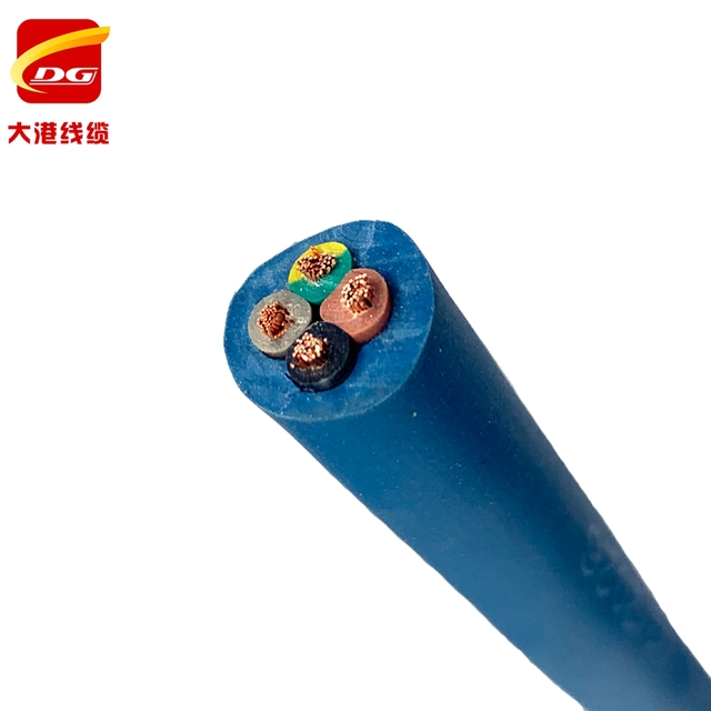 Heavy Duty Submersible Pump Wire Communication Cables OEM 2-5Core JHS  Flexible F  Rubber Cable 450 /750 Volt Outdoor Industrial