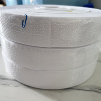 Ceinture élastique blanche disponible à impression par sublimation, rouleau de bande en silicone personnalisé antidérapant pour cuissard de cyclisme, cuissard à bretelles